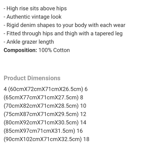 **SOLD** Cotton On Mom Jeans (Size 2) - Picture 3 of 8